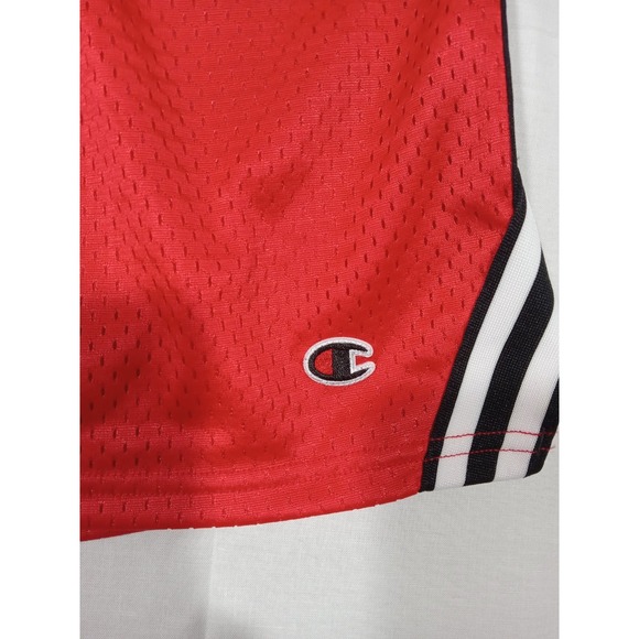 Champion Workout LaCrosse Shorts Men 2XB Red Black White - Picture 3 of 10